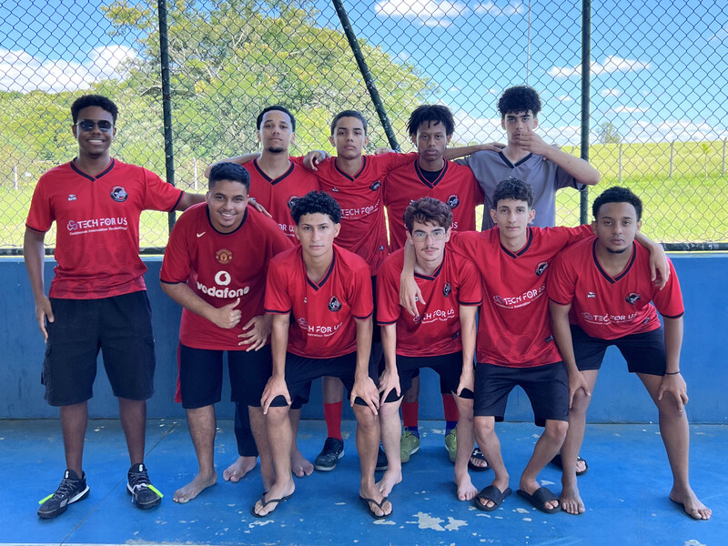 Jabuti FC Futsal-Team, gesponsert von Tech For Us